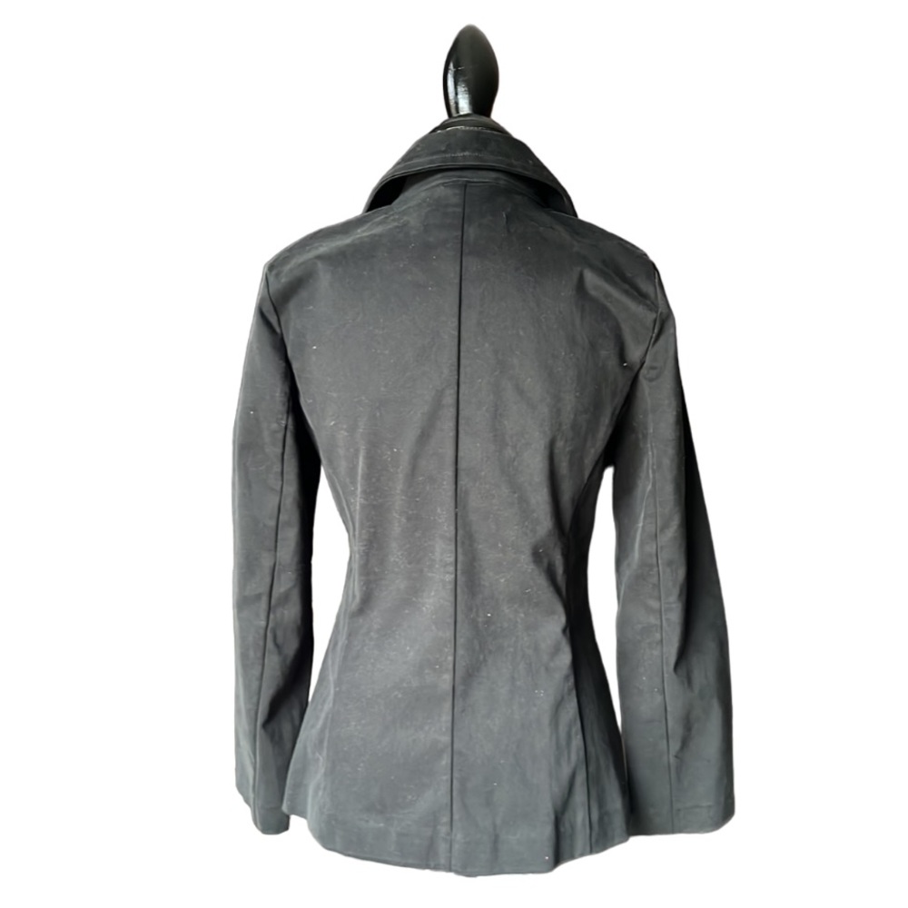 Gap Black 4 Button Down Fitted Style Peacoat, Siz… - image 2